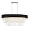 Cwi Lighting Franca 8 Light Drum Shade Chandelier With Chrome Finish 5523P38C-O (Black) - alternate 1